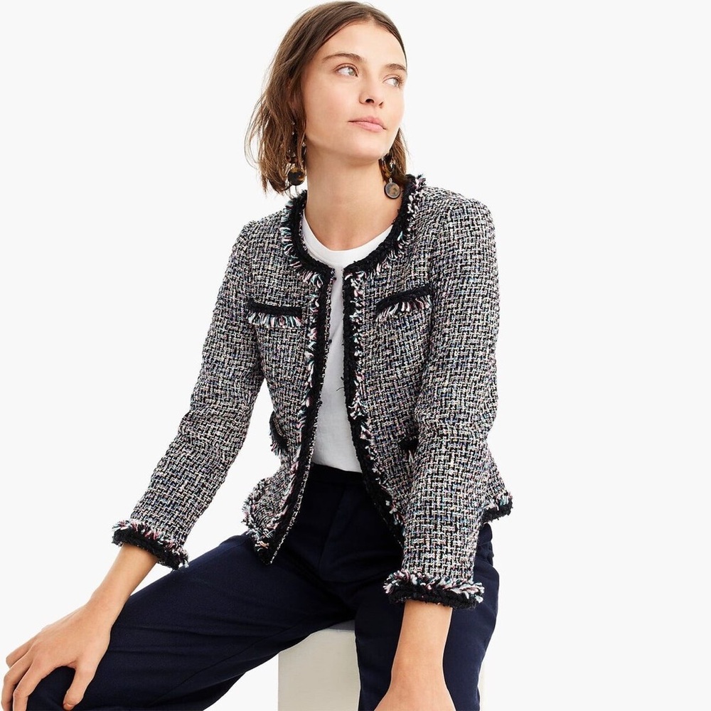 J. Crew Tweed Lady Jacket - Size 8 (EUC)